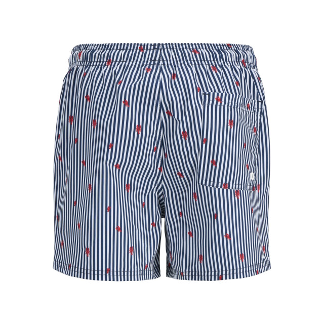 Jack & Jones Jongens zwemshort jpstmaui kreeft blauw/wit gestreept 12273846 large