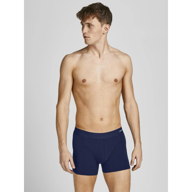 Jack & Jones Heren boxershorts trunks effen jacbasic bamboe 6-pack groen/blauw/zwart 12198852-2x-FOREST-NIGHT large