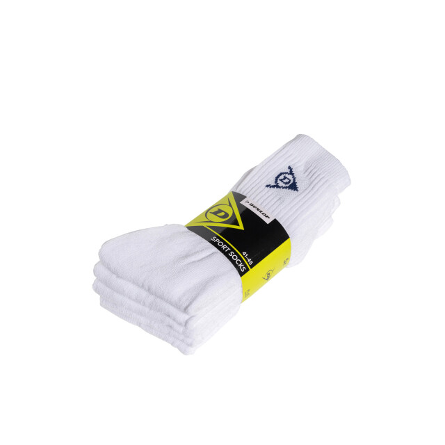 Dunlop Heren sportsok 5-pack DLP-ZCM0377-WHITE-41 large