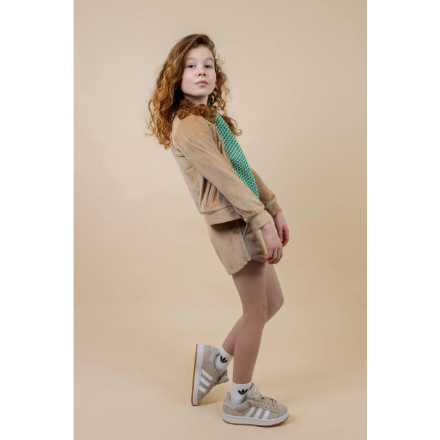 MAYCE Zomer short meisjes - velvet MY502-5607-400 large
