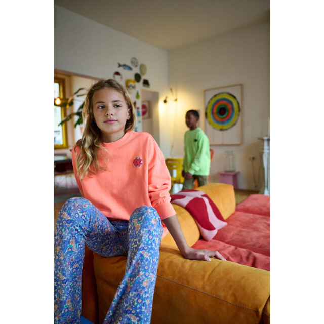 Tumble 'n Dry Zomer sweater meisjes koraal neo 84-20175-14235-bright coral large