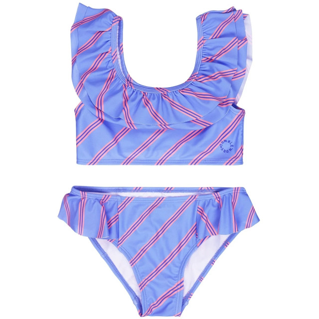 Tumble 'n Dry Zomer bikini meisjes gestreept planello 84-21260-14422-grapemist large