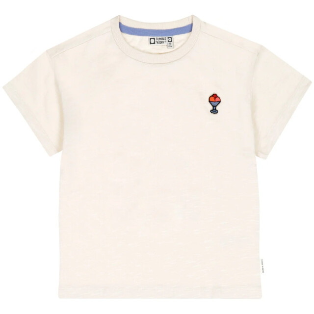 Tumble 'n Dry Zomer t-shirt meisjes parel felice 84-21185-13772-mother of pearl large