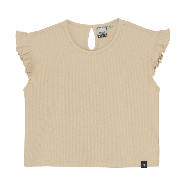 Indian Blue Zomer top meisjes - cropped ruffel 970249-2020-Sandshell large