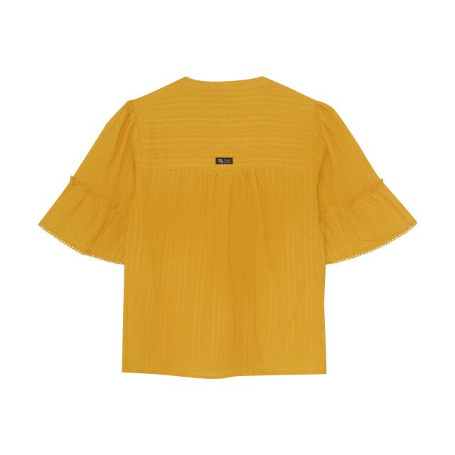 Indian Blue Zomer t-shirt s/s meisjes - fancy 970256-3053-Radiant Yellow large