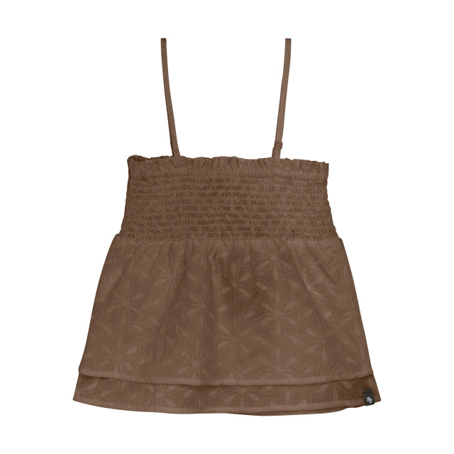Indian Blue Zomer top meisjes - broderie 970248-2222-Cocoa Brown large