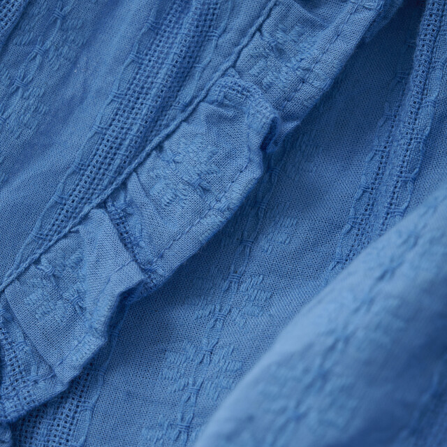 DAILY 7 Zomer short meisjes - 930190-7121-Dusty Royal Blue large