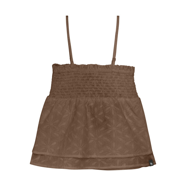 Indian Blue Zomer top meisjes - broderie 970248-2222-Cocoa Brown large