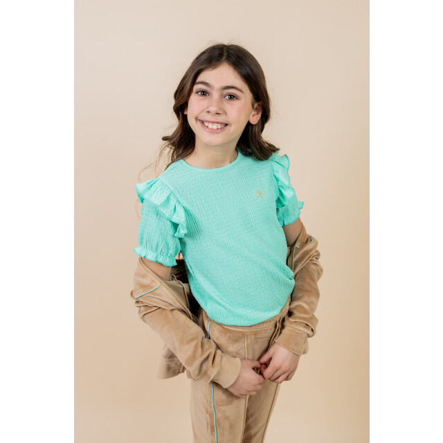 MAYCE Zomer broek meisjes - velvet MY502-5603-400 large