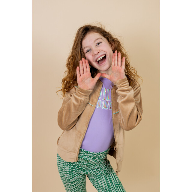 MAYCE Zomer vest meisjes - velvet MY502-5301-400 large
