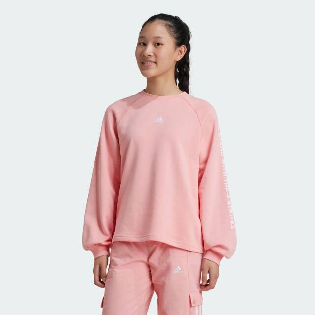 Adidas jg jam crew t-shirt sportcasual lm meisjes - 070101_610-170 large