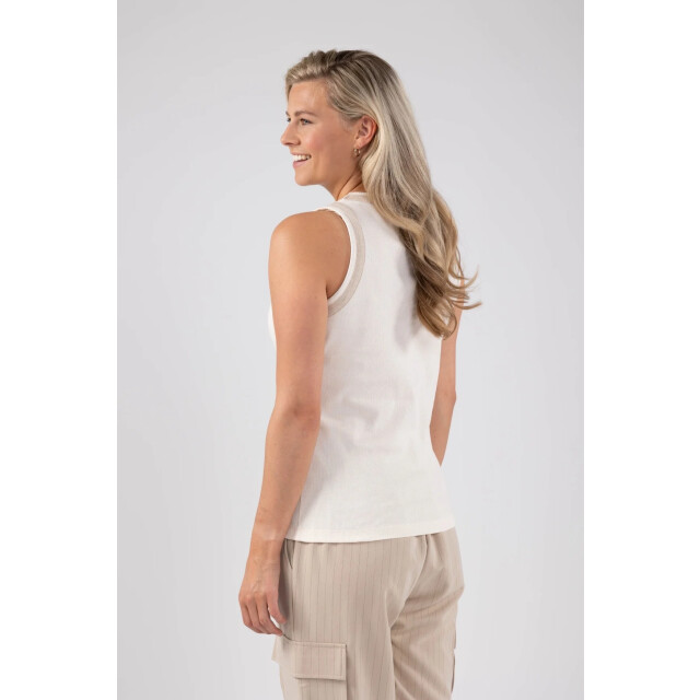 Nukus Fw24102 131 nice singlet offwhite/sand FW24102 131 large