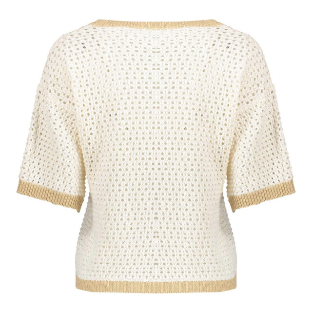 Geisha 54054-70 010 pullover crochet 2 colors off-white/beige 54054-70 010 large