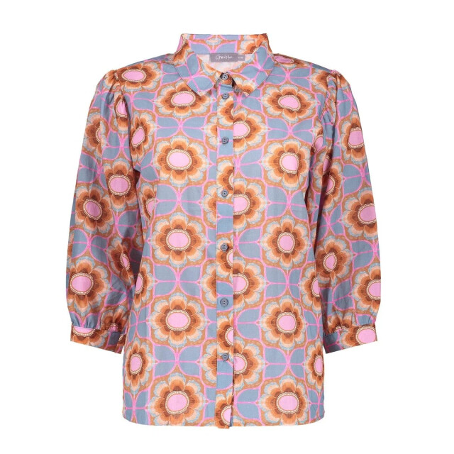 Geisha 53209-20 625 blouse blue/pink 53209-20 625 large
