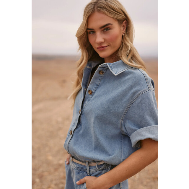 Nukus Nks02068 24 jessie blouse bleached denim NKS02068 24 large