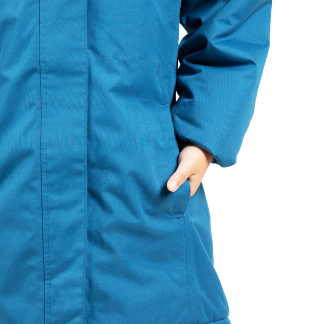 Trespass Childrens girls fame waterdicht parka jasje UTTP4212_cosmicblue large