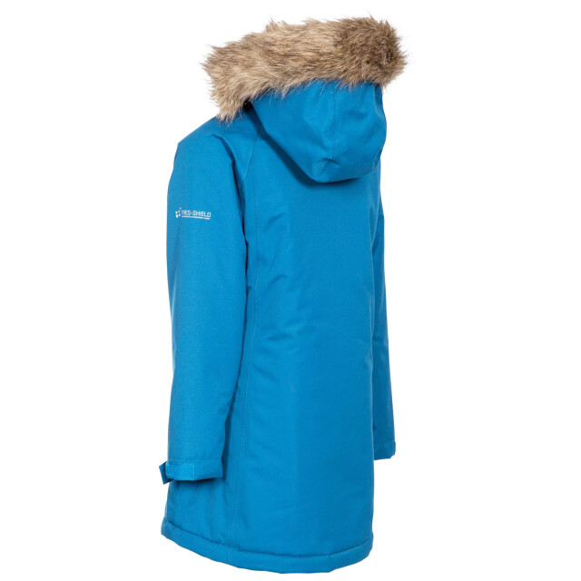 Trespass Childrens girls fame waterdicht parka jasje UTTP4212_cosmicblue large