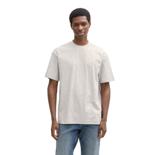 Tom Tailor Relaxed jacquard t-shirt 1045052 large