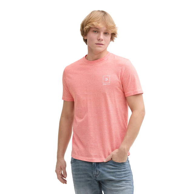 Tom Tailor Rounded hem melange t-shirt 1045050 large