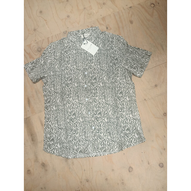 Ombre Frivilin heren italiaans overhemd korte mouw - korte kraag BM2227-GW large