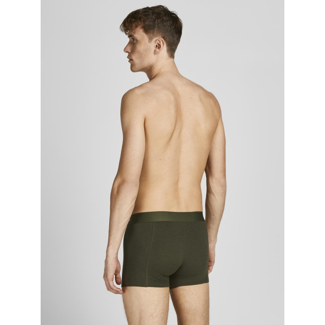 Jack & Jones Heren boxershorts trunks effen jacbasic bamboe 6-pack groen/blauw/zwart 12198852-2x-FOREST-NIGHT large