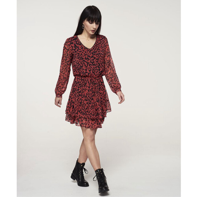 Jacqueline de Yong Jdypepper 78 wrap dress dessin 4409.49.0003 large