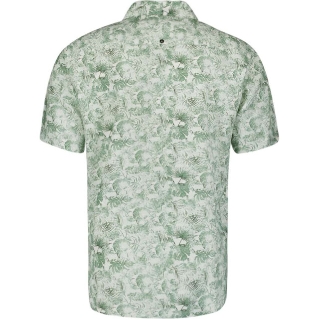 No Excess Shirt short sleeve allover printed green 27440335-050 large