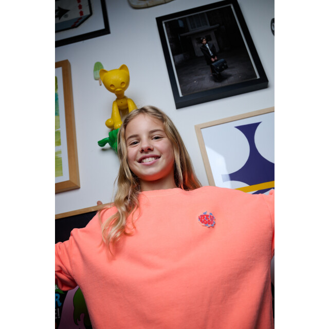 Tumble 'n Dry Zomer sweater meisjes koraal neo 84-20175-14235-bright coral large