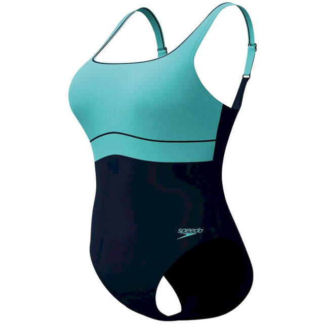 Speedo eco new contour eclipse 1p nav/blu badpak sport dames 069133_292-48 large