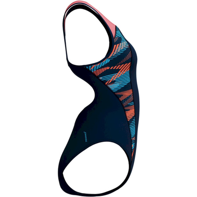 Speedo eco+ plastisol laneback nav/ora badpak sport dames 069130_472-46 large