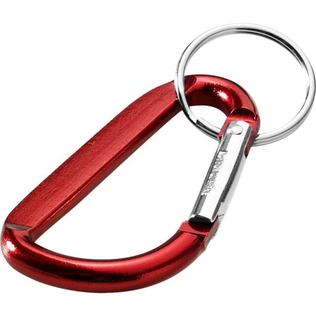 Generic Surplus Timor gerecycleerd aluminium karabijnhaak sleutelhanger UTPF4253_red large