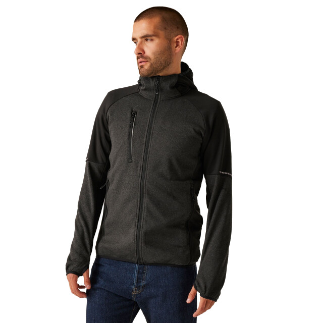 Regatta Heren x-pro coldspring ii fleece jacket UTRG5552_greymarlblack large