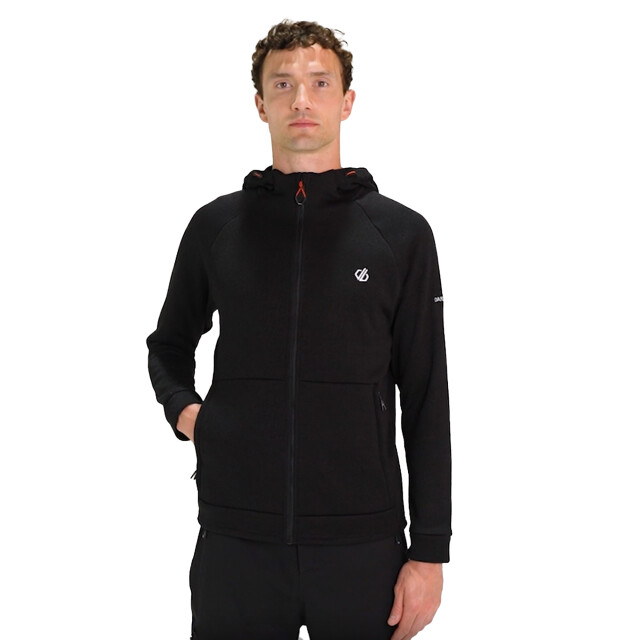 Dare2b Heren shielding fleece hooded jacket UTRG9914_black large