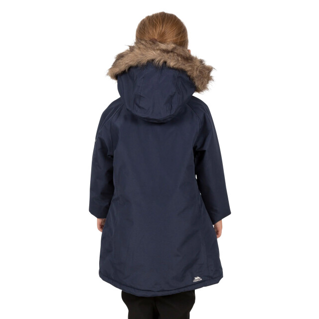 Trespass Childrens girls fame waterdicht parka jasje UTTP3524_navy large