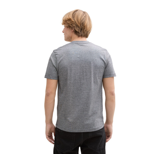 Tom Tailor Rounded hem melange t-shirt 1045050 large