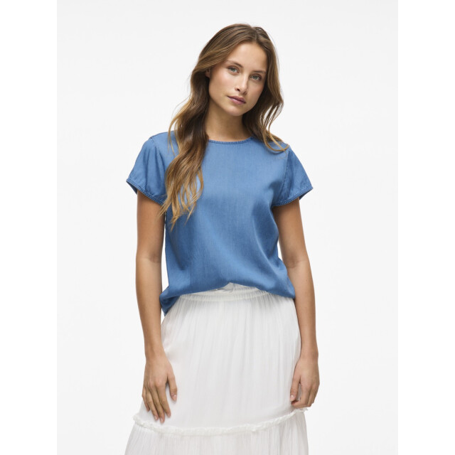 Vila Vibista cs o-neck top noos blue denim 4339.35.0002 large