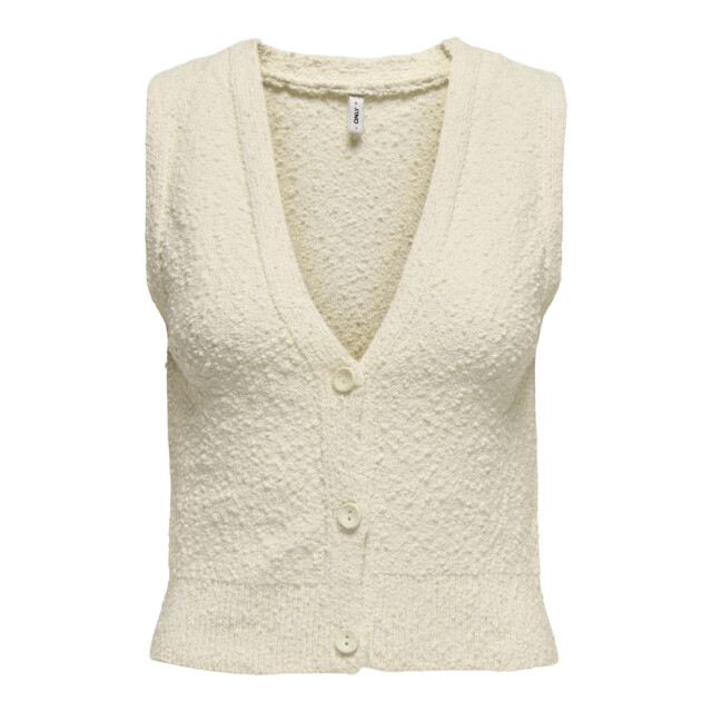 Only Onlalvilda sl waistcoat cc knt beige 4259.05.0005 large