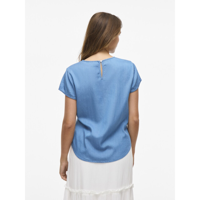 Vila Vibista cs o-neck top noos blue denim 4339.35.0002 large