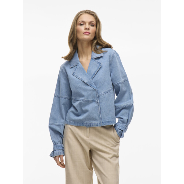 Vila Vivikea denim trenchcoat jacket blue denim 4279.35.0007 large