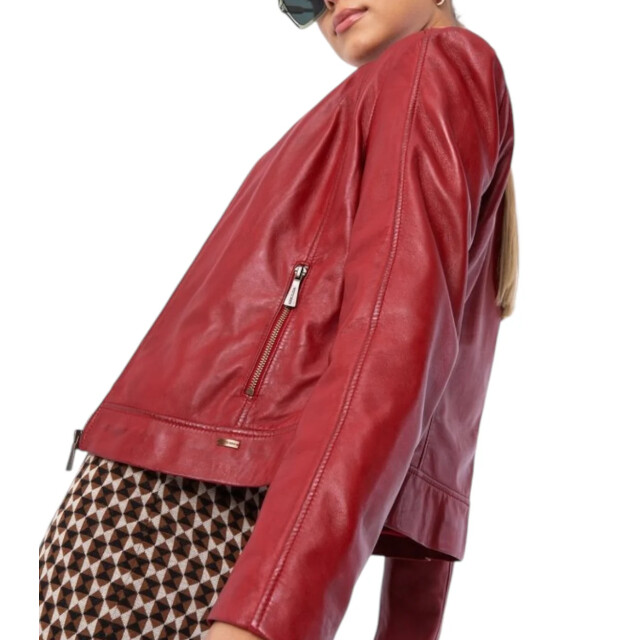 Desigual Leren jas Desigual Rood Leren Jas large