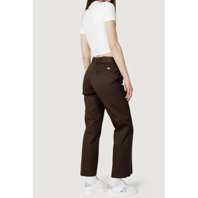 Dickies Broek dames Dickies Bruin Pantalon Broek large