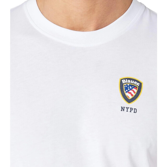 Blauer T-shirt heren Blauer Blauw NYPD T-shirt large