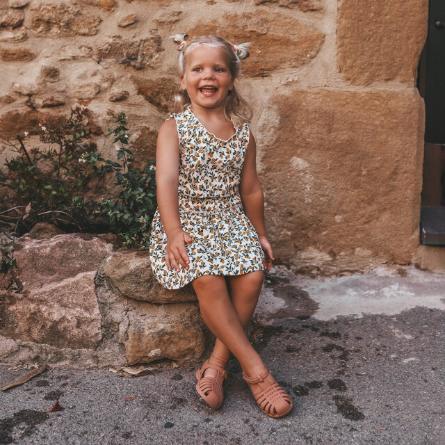 Salted Stories Zomer rok meisjes - lemons SASS25-071SER - Shortbread large