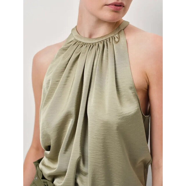 Dante 6 D6 elody satin halter top D6 Elody Satin Halter Top/Sunlit Grass 3500 large