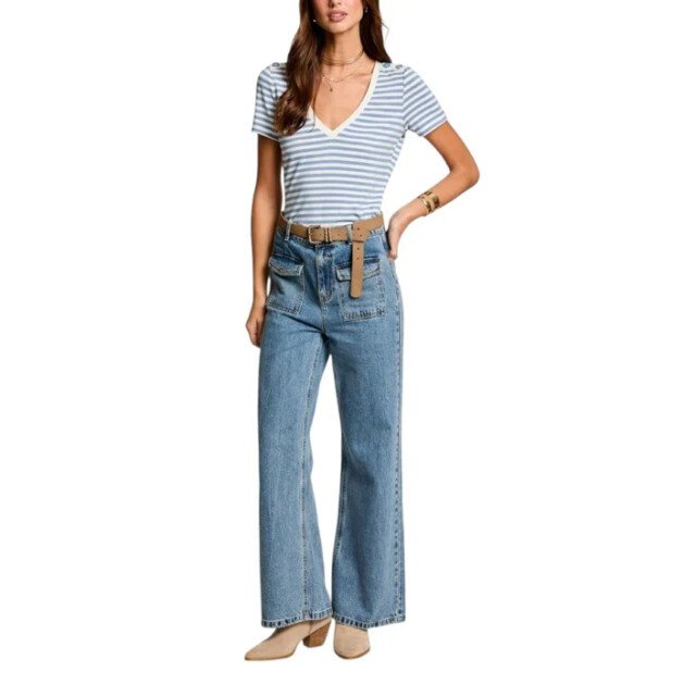 Morgan T-shirt dames Morgan De Toi T-shirt Dames large