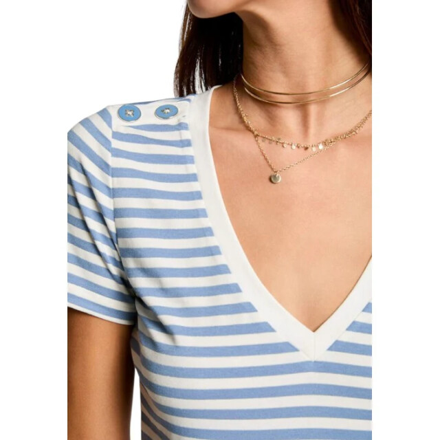 Morgan T-shirt dames Morgan De Toi T-shirt Dames large