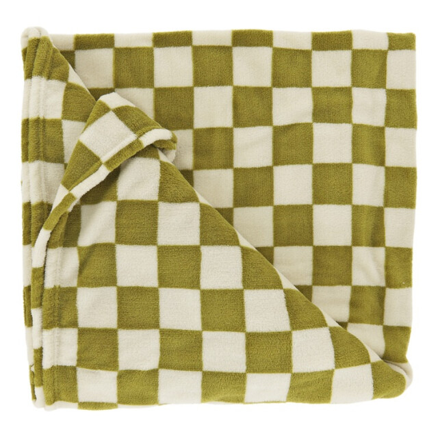 Unique Living plaid remi moss green -150x200cm 2996216 large