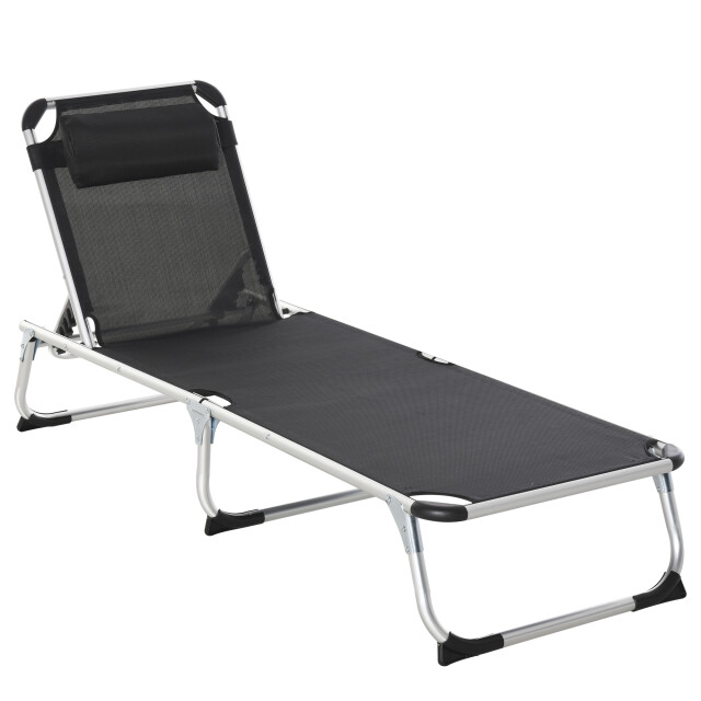 4goodz Aluminium ligbed opvouwbaar verstelbaar 5 standen - 3079901 large