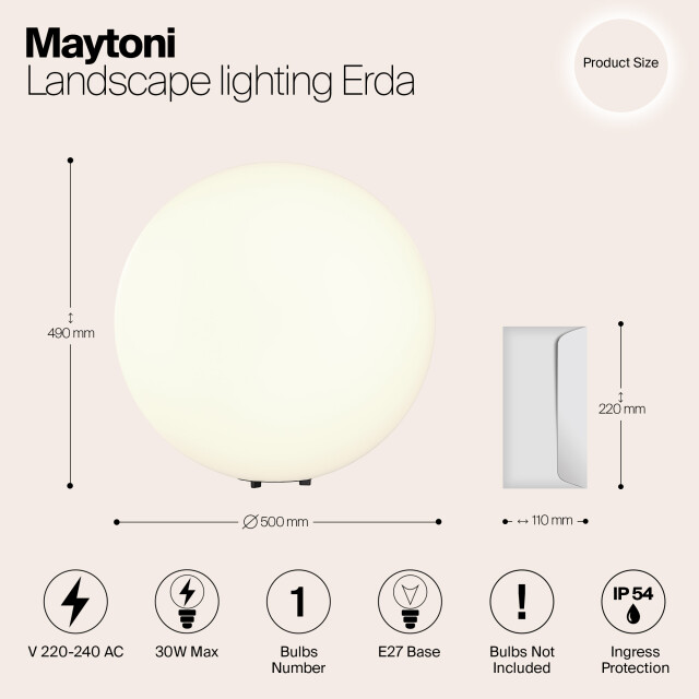 Maytoni Outdoor landschapsverlichting erda - 3004444 large