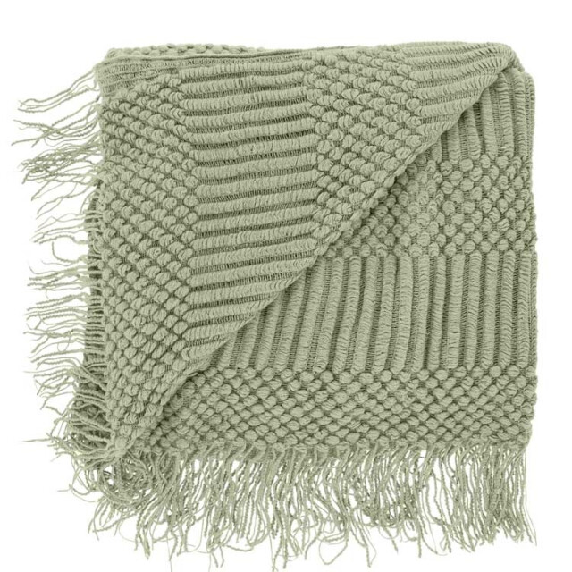 Unique Living plaid palma tea green -130x160cm 2996616 large